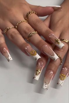 Latina Nails Acrylic, Best Nails Design, Latina Nails, Nails Acrylic Short, Hippie Nails, Bling Acrylic Nails, Acrylic Nails Coffin Short