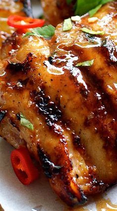 Thai Grilled Chicken (Gai Yang) with Authentic Flavors From the Streets of Thailand, Easy to Make on Your BBQ, Stove or Oven. Gai Yang, Thai Grilled Chicken, Bbq Stove, Chinese Cooking Wine, Ayam Bakar, Recipetin Eats, Thai Street Food, Thai Chicken, Grilled Chicken Recipes