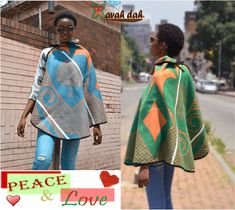 Stylish Gladiator inspired  Poncho/ Cape made from the Khotso Basotho Blanket Different ways to style and pair with. Winter Holiday Outfits, Poncho Winter, Winter Poncho, Cape Wrap, Blanket Poncho, Womens Poncho, Poncho Wrap, Poncho Shawl, Hooded Cape