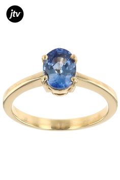 1.51ct Oval Blue Ceylon Sapphire 14k Yellow Gold Ring. Measures Approximately 0.29"L x 0.25"W. Sapphire Engagement Ring Gold, Sapphire Ring Gold, Oval Sapphire Engagement Ring, Sapphire Wedding Ring, Sapphire Wedding Rings, Gold Sapphire Ring, Ceylon Sapphire, Single Stone, Yellow Gold Ring