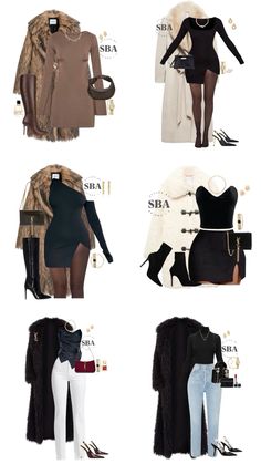 #datenightideas #datenightoutfitideas #chic #littleblackdress #sophisticated #blackoutfitideas #datenightinspo #timelessfashion #timelessappeal Chic Winter Party Outfits, Fall Fits Night Out, Sophisticated Date Night Outfit, Cold Classy Outfit, Maffia Girl Outfit, Mafia Inspired Outfits Woman, Mafia Outfit Women Aesthetic, Mob Wife Fall Outfit, Style Mafia Girl