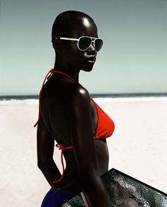 Kaone Kario by Robert Grischek The Blacker The Berry, Dark Skin Women, Negroni, Black Neon, Dark Beauty, African Women, Black Is Beautiful, Fashion Photography