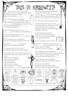 this is halloween worksheet for kids