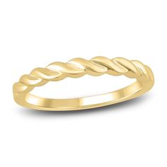 Dynamic braided texture adorns the circumference of this stylish high-polish wedding band. 14K Yellow Gold 2.70mm Braided Wedding Band, Polish Wedding, Wedding Bands For Women, Ring Inspo, Jared The Galleria Of Jewelry, Home Wedding, Bridal Rings, Wedding Band, Wedding Bands