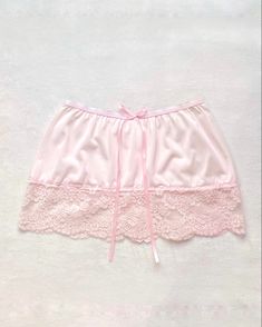 Light baby pink skirt with lace and bow ribbon details Dollette Coquette, Pink Frosting, J Fashion, Frosting