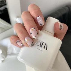 Ten Nails, Bridesmaids Nails, Cow Nails, Modern Nails, Grunge Nails, Short Nails Art