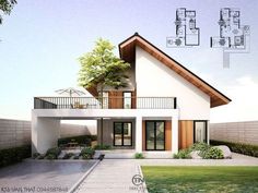 Home Designs Exterior, Homes Modern, Paint Modern, Modern House Facades, Modern Exterior House Designs, House Construction Plan, House Layout Plans, Architect Design House, Architecture Model House