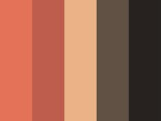 the color palette is brown and has many different shades, including one in which you can see