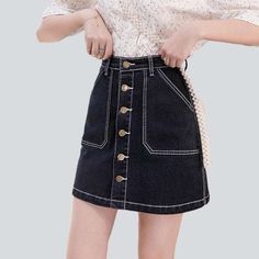 Introducing our 90s-style. stonewashed mini jeans skirt from the 2023 Summer Collection ââ‚?a perfect embodiment of retro vogue and trendy style!Why It's A Must-HaveDesigned to be the epitome of established grunge. this mid-rise mini jeans skirt is crafted with a distinctive distressed pattern to give you that raw. unfiltered essence. Featuring a slender silhouette and zipper and button closure. you'll get the perfect blend of comfort and mode in one stunning piece. Plus. it's made with premium High Rise Y2k Skort, Y2k Cotton Mini Skirt, Y2k Style Mini Denim Skirt For Fall, Dark Wash Mini Skirt For Fall, Y2k Mini Denim Skirt For Fall, Y2k Style Fall Mini Denim Skirt, Cotton Mini Denim Skirt With Button Closure, Cotton Denim Mini Skirt With Button Closure, Mini Cotton Denim Skirt With Button Closure