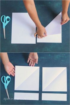 How To Make Large Snowflakes Out Of Paper, Cut Out Snowflakes Easy Kids, How To Cut Out Paper Snowflakes, Make A Snowflake Paper, Folding Paper For Snowflakes, Folded Paper Snowflakes How To Make, How Do You Make Paper Snowflakes, How To Make Snowflakes With Paper, Easy Christmas Arts And Crafts For Kids