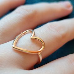 Cute Gift For Your Partner For Any Occasion! Show Your Love With This Ring Material: Metal Alloy Size 6.5 Bundle Up To Save 15% On 2+ Items! Like The Item But Not The Price? Make An Offer! Golden Ring, Birthday Board, 16th Birthday, Cute Gift, Womens Jewelry Rings, Ring Gift, Cute Gifts, Heart Shapes, Gift For Her