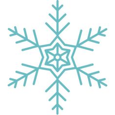 a snowflake is shown on a white background