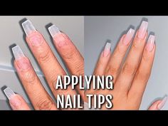 Applying Nail Tips, Acrylic Nails At Home, Glitter Nails Acrylic, Nail Primer, Acrylic Tips, Acrylic Nail Shapes, Follow Me Instagram, Diy Acrylic Nails