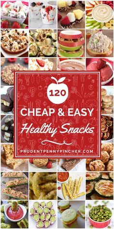 the top ten cheap and easy healthy snacks