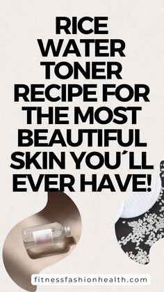 This Rice Water Toner is the ULTIMATE toner for your skin! Find here a recipe, how & when to use it and the insane benefits rice water toner has!!!! Toner For Face Diy, Rice Water Face Mask, Rice Water Diy, Rice Water For Plants, Rice Water Skin, Face Ice Cubes, Rosemary Rice Water, Face Toner Benefits, Fermented Rice Water Hair