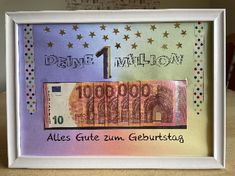 an image of a money bill with the number one million