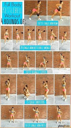 the full body kettle workout is great for beginners to do in less than one minute