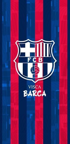 a red, white and blue striped wallpaper with the word barcelona in spanish on it