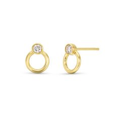 These Diamond Bezel Circle Stud Earrings are suitable for any occasion. They're crafted in 14K yellow gold and total approximately 0.14 carats. 14k White Gold Earrings With Bezel Setting, 14k Gold Earrings With Halo Design In Yellow Gold, 14k White Gold Bezel Set Earrings, White Gold 14k Gold Earrings With Bezel Setting, 14k Yellow Gold Halo Design Earrings, 14k Yellow Gold Halo Earrings, White Gold 14k Bezel Set Earrings, Yellow Gold Diamond Earrings For Pierced Ears, Round Yellow Gold Diamond Earrings