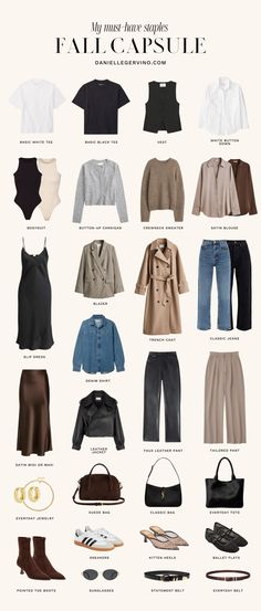 Casual Fall Business Outfits, Basics For Fall Wardrobe, It Girl Capsule Wardrobe, Closet Staple Pieces, Outfit Inspo Capsule Wardrobe, Fall Effortless Outfits, Shein Outfit Idea For Winter, High End Capsule Wardrobe, Minimal Fall Wardrobe