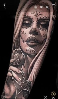 #girl Tattoes,#halloween Tattoes,#Tattoes ideas Day Of Dead Girl Tattoo, Mexican Skull Tattoos Women, Skull Lady Tattoo, Dia De Los Muertos Tattoo Ideas, Day Of The Dead Tattoos, Day Of The Dead Girl Tattoo, Payasa Tattoo