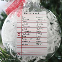 Teacher Christmas Ornament - Personalized Teacher Ornament - Nice List Teacher Christmas Ornament - Teacher Gift - Teacher Christmas Gift - ILYB Designs Christmas List Ornament, Teacher Christmas Gifts From Students, Quick And Easy Teacher Christmas Gifts, Teacher Christmas Gift From Classroom, Educator Christmas Gift Ideas, Diy Ornament For Teacher, Student Ornaments From Teacher, Cricut Gift Ideas For Teachers, Diy Ornaments For Teachers