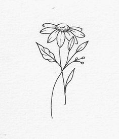 Aesthetic Floral Drawing Ideas, Drawing For Children, Princess Drawing, Drawing Colouring, Arte Aesthetic, Petit Tattoo, Muster Tattoos, Minimalist Tattoos, Floral Drawing