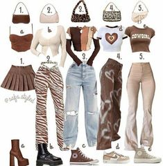 Y2k Outfit Ideas Shein, Y2k Shein Outfits, Y2k Outfits Shein, Y2k Outfits Brown, Shein Y2k Outfits, Long Sleeve Summer Outfits, Y2k Outfits For School, Accessories For Dresses, Outfit Inspo Shein