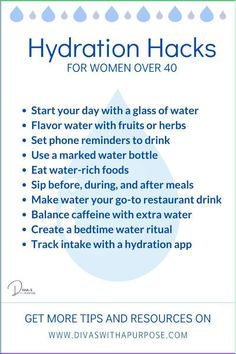 Discover 10 easy hydration hacks for women over 40! 💧 Boost your energy, improve your skin, and feel great with these simple tips to stay hydrated. Perfect for busy moms and working women. Click for more wellness advice! #HydrationTips #WomensHealth #Over40Wellness Ways To Drink More Water, Hydration Challenge, Hydration Tips, Hacks For Women, Restaurant Drinks, Signs Of Dehydration, Work Goals, Hydrating Drinks, Working Women