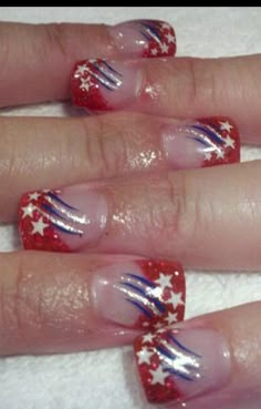 4th of July gel nails Fun Summer French Tip Nails, Patriotic Nails Design Memorial Day, 4th Of July Gel Nails White, Beginner 4th Of July Nails, Fourth Of July Nails Blooming Gel, 4th Place F July Nails, Firework Nail Art