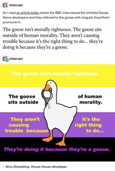 three different types of ducks with captioning below the words in each one,