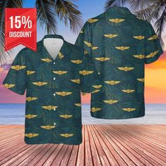 TRHH1008BC11 US Navy Naval Aircrew Wings Hawaiian Shirt#airlines #aircraft #helicopter #military #army #airforce #navy #marines #armyshirt #airforceshirt #navyshirt #airlinestshirt #unitedairlines #americanairlines #navyship #mechgears #merchgift #merchpanel #gotee68 #hawaiianshirt #armyhoodie #usarmy #armyhawaiianshirt #armytrending #usarmyt-shirt #usairforce #usairforcehawaiianshirt Navy Shirts, Hawaiian Print, Hawaiian Islands, Island Life