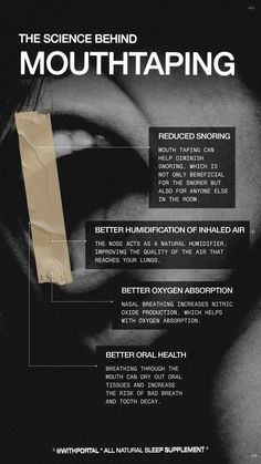 The science behind mouthtaping, wellness, fitness, sleep tips, beauty tips, anti-aging L Theanine, Rem Sleep, Brighter Days, Nitric Oxide, Wellness Fitness, Tooth Decay, Natural Supplements, Night Routine