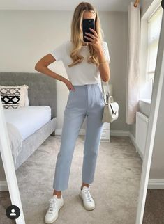 Casual Day Outfits, Summer Work Outfits, Mode Casual