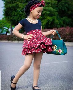 Gown Style For Children, Children Ankara Styles, Ankara Styles For Children, Styles For Children, Baby African Clothes, Ankara Styles For Kids, Kids Pageant Dresses, Western Style Dresses