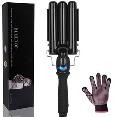 PRICES MAY VARY. 💕 CREATE BEAUTIFUL NATURAL CURLS - 1 inch triple barrels waver iron, the hair wave curling iron is a very nice hair tool to easy to create to beautiful "S" stylish curl, curls stay great for days! 💕 HEATS UP EXTRA FAST: The three barrel hair waver to heat up fast from 0 to 230℃ (446℉) in just 40 seconds. Pressing the ''+'' or ''-'' from 176℉ - 446℉, more temperature options allow you to freely adjust the temperature to suit your hair, cut you dressing up a time to create beaut Three Barrel Curls, Three Barrel Curling Iron, Crimper Hair, Beach Waves Curling Iron, Waver Iron, Straight Thick Hair, 3 Barrel Curling Iron, Waves With Curling Iron, Barrel Curling Iron