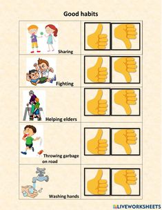 the poster shows different kinds of hands and fingers, with words that describe what they are doing