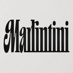 the word mahlfini written in black ink