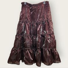 Nwt Chocolate 4 Tiered Beaded Peasant Skirt Size L This Skirt Features Beading Around Each Layer Of Ruffles, And A Slip Underneath. The Skirt Is Made Out Of 100% Polyester And 100% Cotton Slip. It Also Has An Invisible Zipper Length: 33 Inches Waist: 36 Inches (All Around) Tags: Y2k, Skirt, Peasant Skirt, Vintage Peasant Skirt, Beaded, Beaded Skirt, Beaded Peasant Skirt, Whimsigoth, Whimsigoth Clothes, Whimsigoth Skirt, Vintage Whimsigoth, Y2k Whimsigoth, Vintage Skirt, Y2k Skirt, Witchy, Witchy Whimsigoth Clothes, Whimsigoth Skirt, Witchy Skirt, Maxi Skirt Y2k, Vintage Whimsigoth, Whimsigoth Y2k, Eclectic Outfits, Curvy Skirt, Outfit Pieces