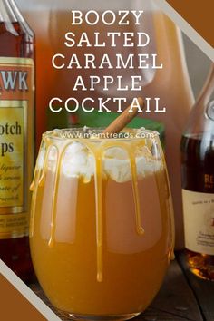 boozy salted caramel apple cocktail recipe