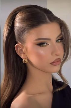 Blonde Lowlights, Mekap Mata, Smink Inspiration, Makijaż Smokey Eye, Long Hair Wedding Styles, Wedding Hair Inspiration, Bridal Hair And Makeup, Prom Makeup, Wedding Hair And Makeup