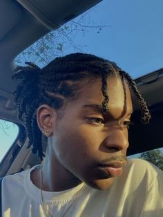 Braided Hair Men Black, Box Braids Ponytail Men, Masc Twists, Masculine Black Hairstyles, Micro Twists Men, 4c Hairstyles For Men, Mini Braids Men, Black Braided Hairstyles Men, 4c Men Hair