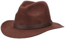 Adjustable Brown Hats For Hunting, Casual Brown Hat For Hunting, Casual Brown Hunting Hat, Brown Hunting Cap, Casual Felt Rodeo Cap, Casual Felt Cap For Rodeo, Adjustable Fit Felt Hat With Short Brim For Outdoor, Brown Fedora Sun Hat For Outdoor Activities, Brown Short Brim Hunting Hat