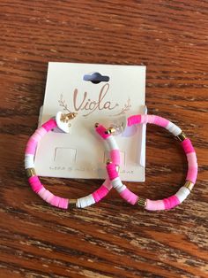 Seed Bead Hoop Earrings-Pink Seed Bead Hoop Earrings, Bead Hoop Earrings, Wood Artwork, Hoop Design, Bow Shoes, Decorative Pottery, Beaded Hoop Earrings, Beaded Hoops, Christian Women