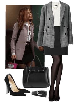 Rachel Green Shopping, Tv Outfits Women, Jennifer Aniston Business Outfits, Rachel Office Outfit, 90s Business Chic, Tv Show Outfits Ideas, Long Hair Rachel Green, Jennifer Aniston Work Outfits, 80s Detective Outfit