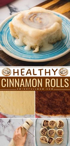 This easy fall recipe lets you have the BEST homemade overnight cinnamon rolls! They're a morning breakfast to remember. While these Healthy Cinnamon Rolls are low-fat and low-calorie, they are still oozing with flavor! Clean Eating Cinnamon Rolls, Low Fat Fall Recipes, Low Sugar Cinnamon Rolls, Simple Low Calorie Recipes, Yogurt Cinnamon Rolls, Low Cal Cinnamon Rolls, Cinnamon Roll Healthy, Low Calorie Cinnamon Roll, Low Calorie Cinnamon Rolls