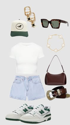 #outfitinspo #itgirloutfit #coolgirloutfit #chill Green Ootd, Stylish Summer Outfits, 2024 Outfits, Outfit Inspo Casual, Trendy Outfit Ideas, Simple Trendy Outfits, Outfit Inspo Fall, Trendy Outfit