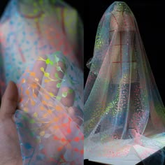 "Ombre Hearts Fabric, Illusion Colorful Heart Stars Pattern Printed Tulle Fabric, Off white Tulle Lace Fabric for Gown, Dress, Veil, Headband This listing is for 1 yard. Measurement (approx): 59\" in width (150 cm) Qty: 1 yard Color: as the picture show Notice: Due to differences in monitors, actual colors may vary, hope you can understand it. DIY homemade fabric, Wedding, Bridal dress, Ribbon flowers, jewelry design, doll clothes, Cake, dolls, hang adorn, bra decoration, small parts, home decor Rainbow Wedding Theme, Rainbow Wedding Dress, Veil Headband, Rainbow Wedding, Fashion Couture, Dress Tulle, Game Costumes, Tulle Fabric, Gown Dress