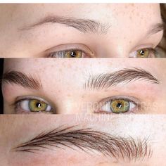 Cosmetic Tattoo Eyebrows, Mircoblading Eyebrows, Phibrows Microblading, Bentuk Alis, Feather Brows, Eyebrow Design, Brow Tutorial, Guys Eyebrows, How To Draw Eyebrows