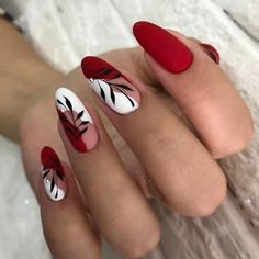 Almond Nails Designs, Pretty Acrylic Nails, Floral Nails, Chic Nails, Short Acrylic Nails, Nail Arts, Acrylic Nail Designs